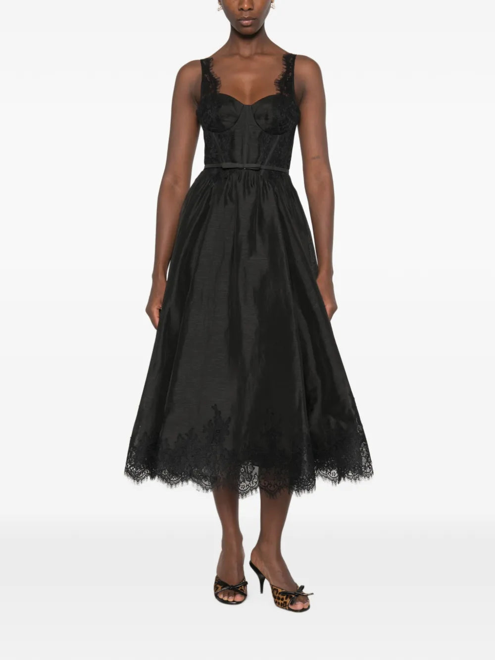 ZIMMERMANN ABITO MIDI VALIANT BLACK