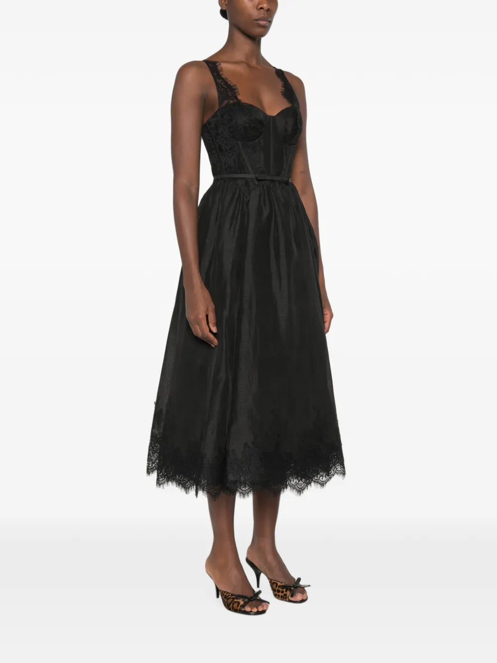 ZIMMERMANN ABITO MIDI VALIANT BLACK