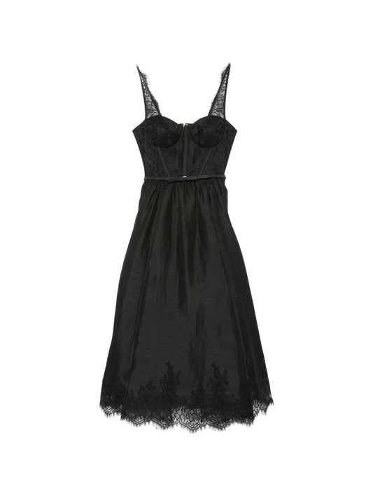 ZIMMERMANN ABITO MIDI VALIANT BLACK
