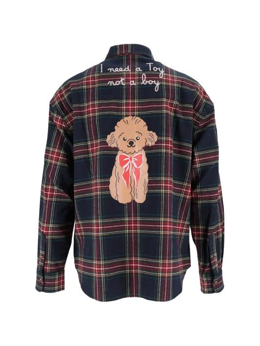 MC2 ST.BARTH CAMICIA TARTAN "TOY NOT A BOY"