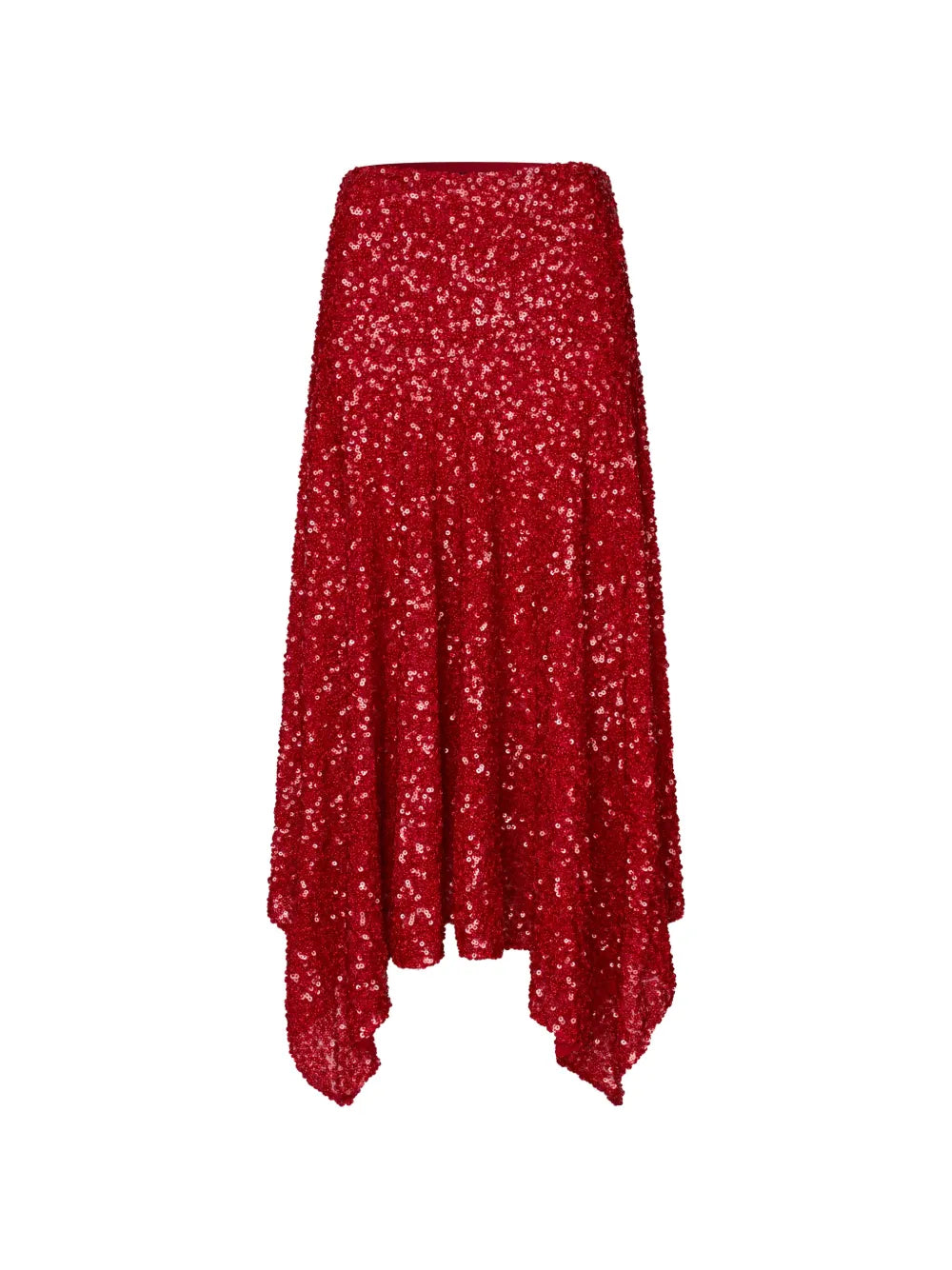 ROTATE GONNA PAILLETTES RED
