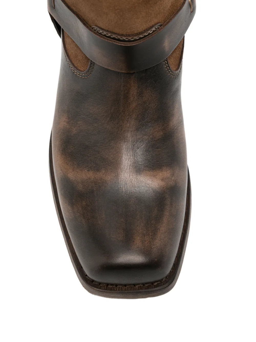 GOLDEN GOOSE STIVALE VISSUTO BROWN