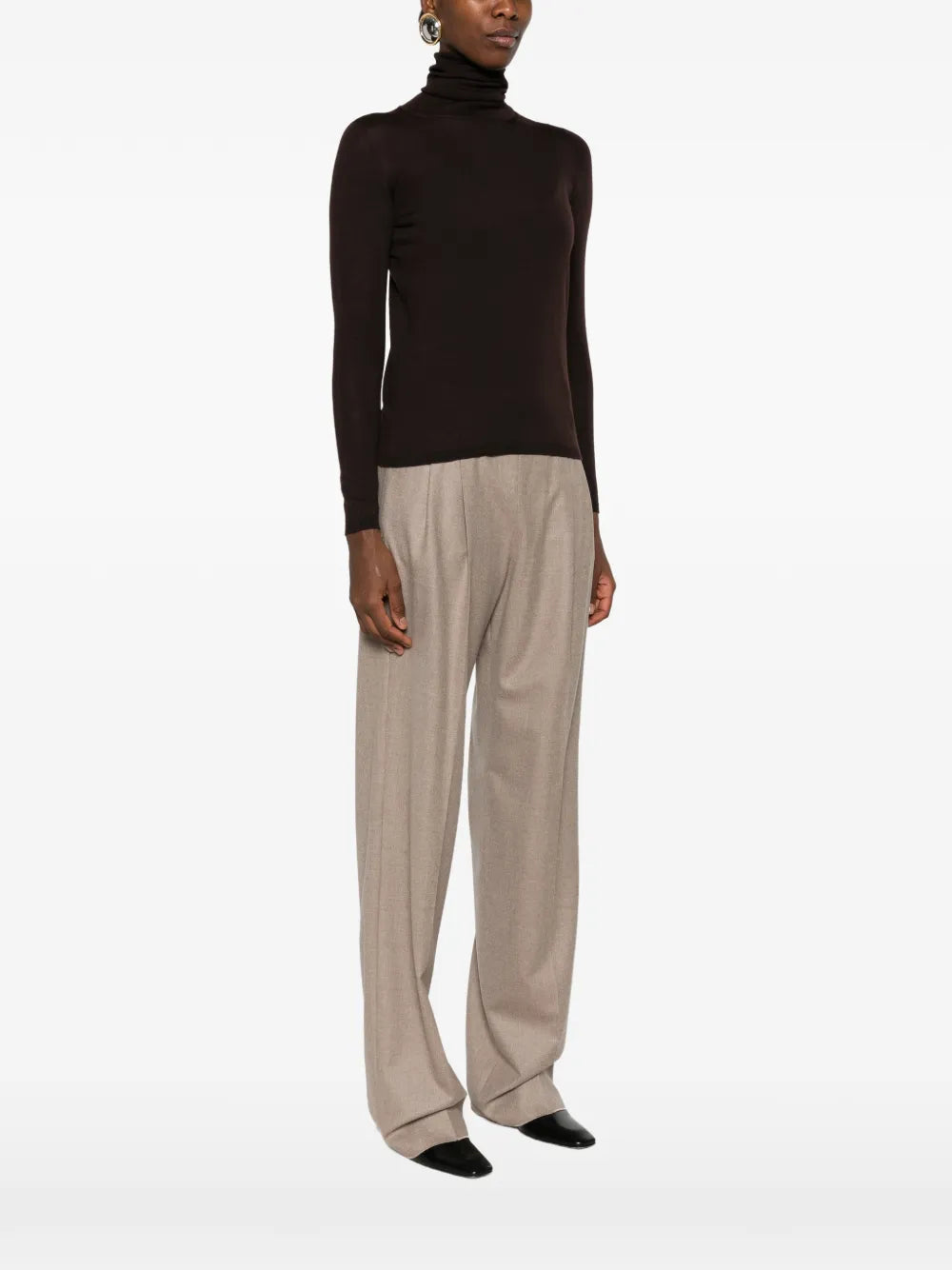 MAX MARA MAGLIA SALUTO EBANO