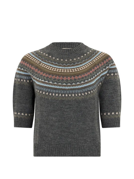 WEEKEND MAX MARA MAGLIONE GALLO DIS.SPRONE