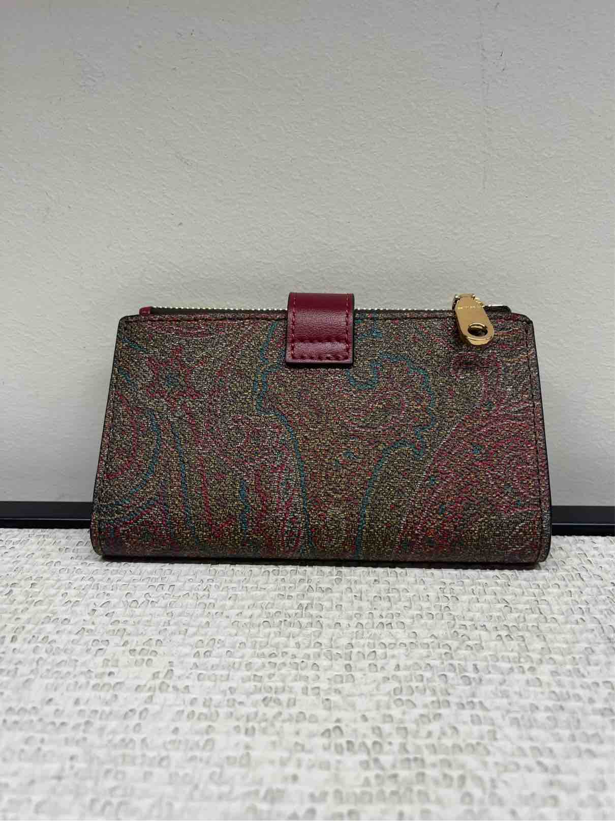 ETRO PORTAFOGLIO PAISLEY RETTANGOLARE MEDIUM