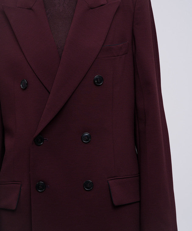 VICTORIA BECKHAM BLAZER BURGUNDY