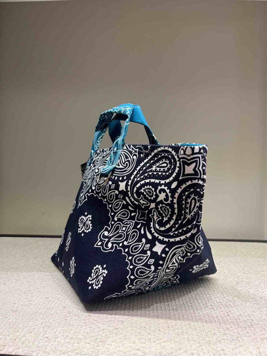 CALL IT YOUR BY NAME BORSA MINI BASKET NAVY PETROL