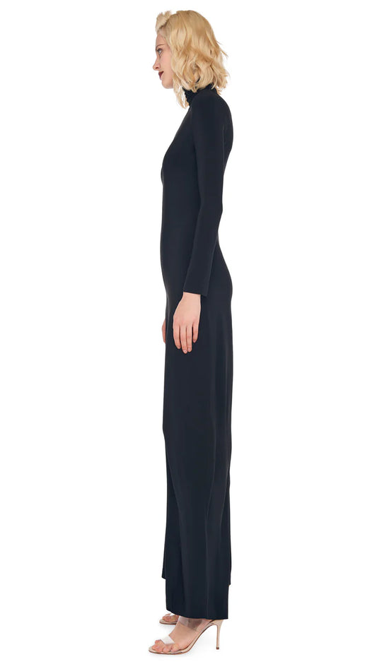 NORMA KAMALI TUTA TURTLE M/LUNGA BLACK