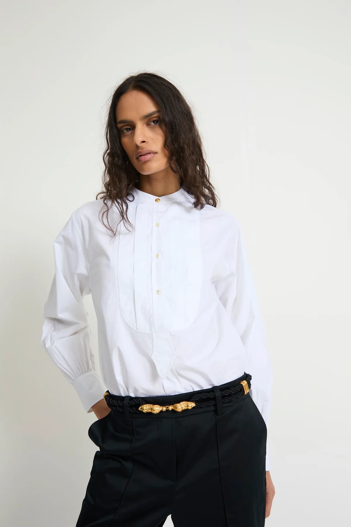 LAURENCE BRAS CAMICIA BIANCA