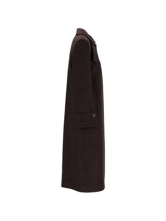 TAGLIATORE CAPPOTTO BETHANY PIED DE POULE BROWN