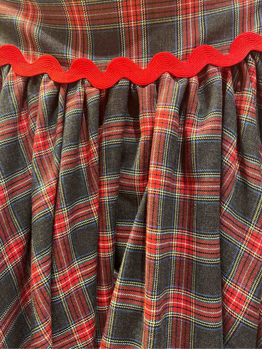 NINA 14.7 GONNA RUOTA TARTAN ROSSO