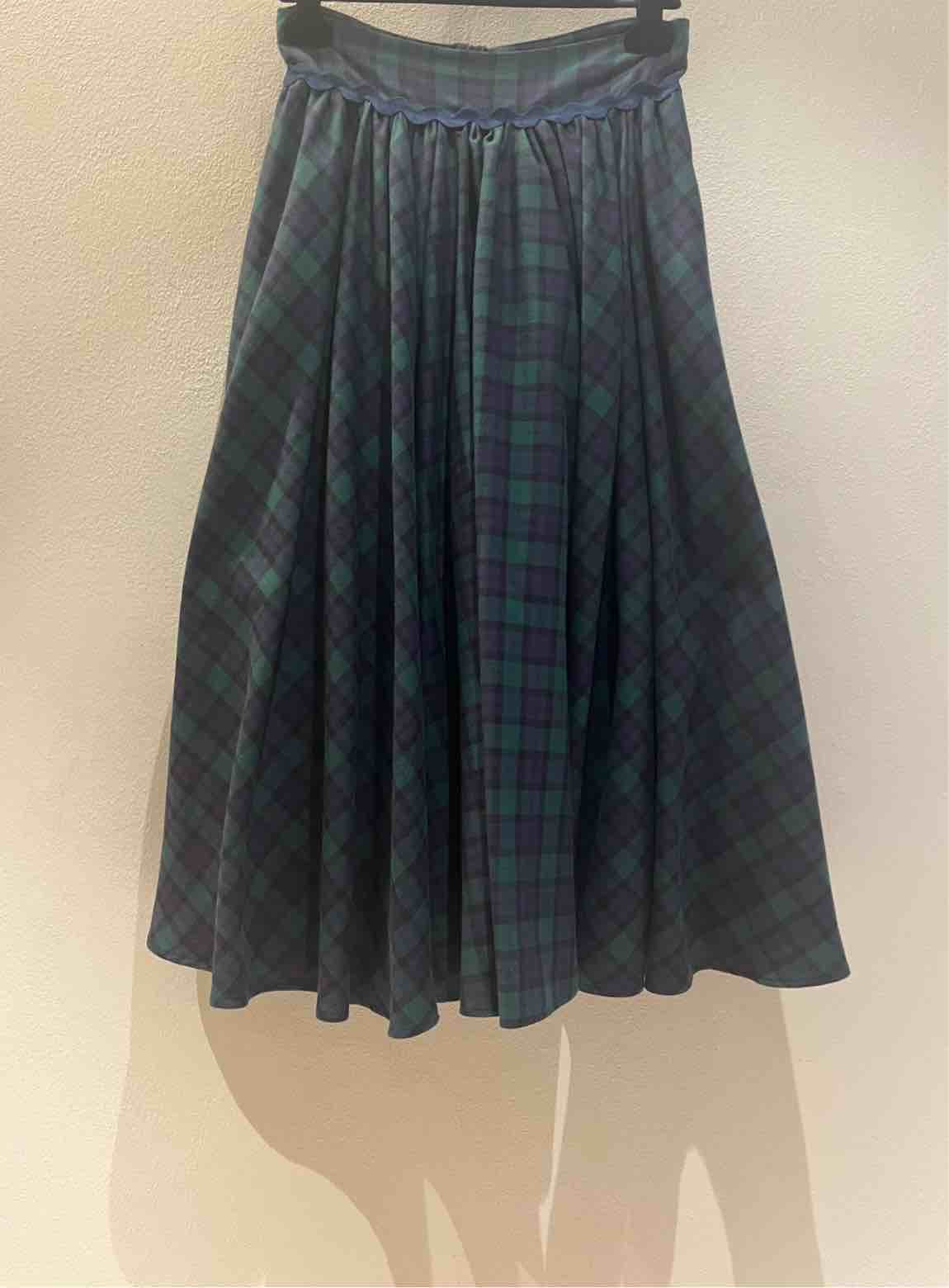 NINA 14.7 GONNA RUOTA TARTAN GREEN