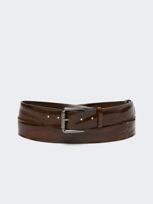 MAX MARA SFILATA CINTURA BUCKLE40X LODEN MARRONE