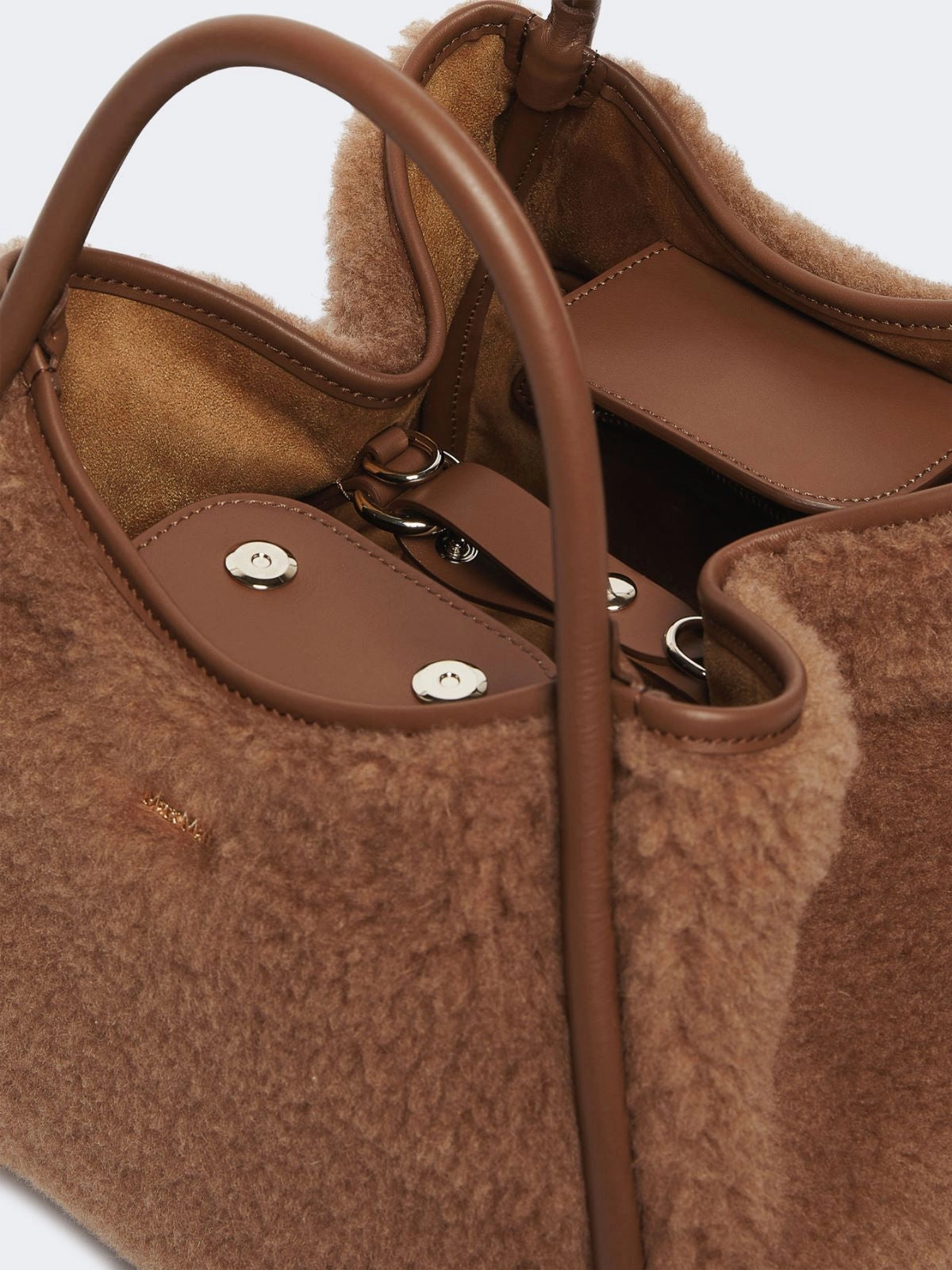 MAX MARA BORSA MARINS TEDDY CAMMELLO