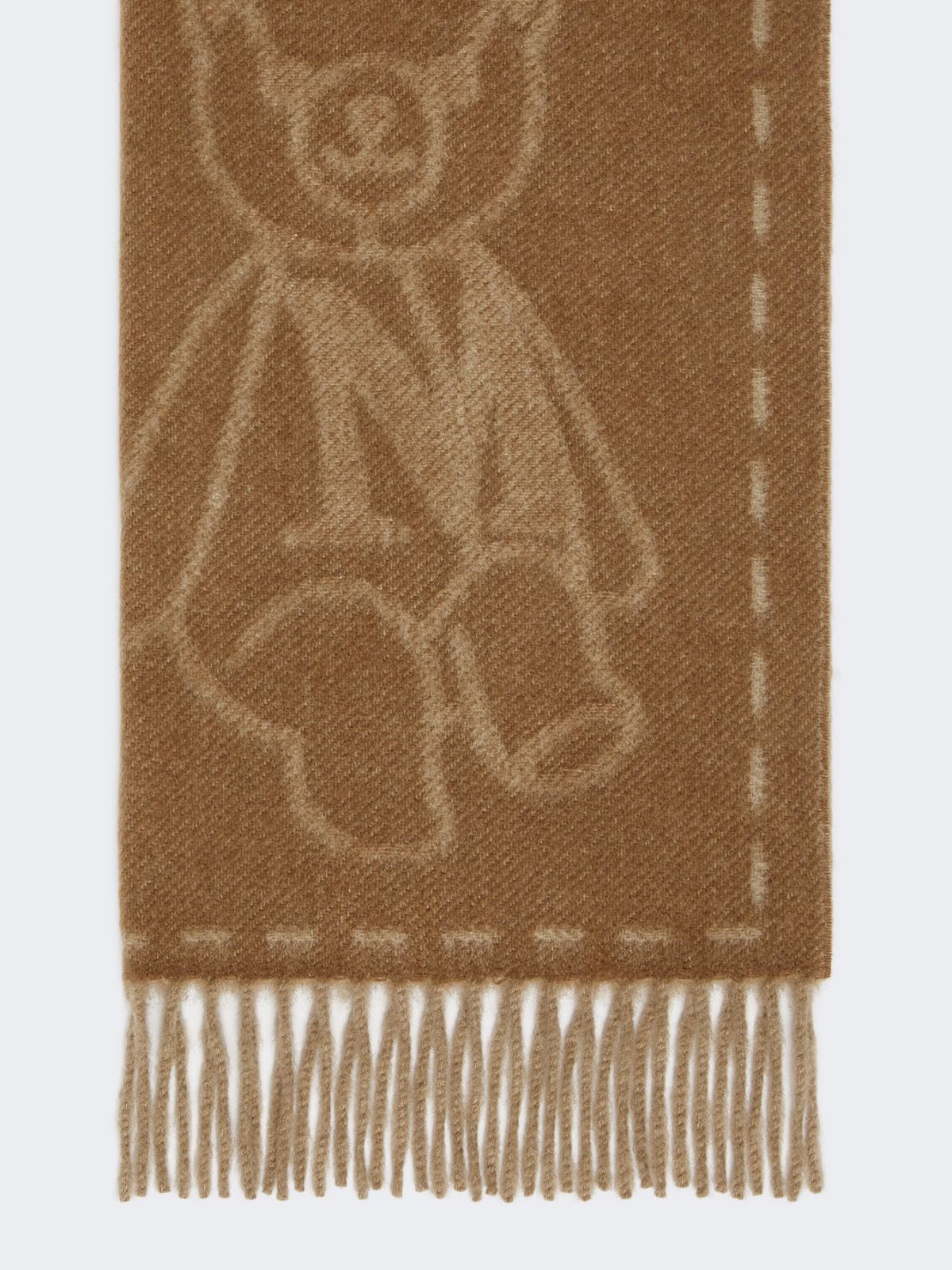 MAX MARA SCIARPA WSTEDDYCAMEL CAMMELLO