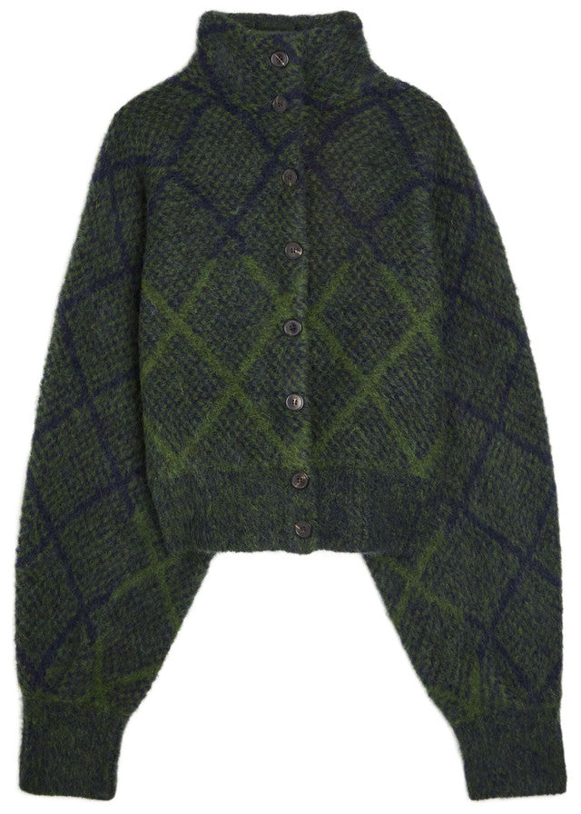 DRIES VAN NOTEN CARDIGAN TIFNA NAVY