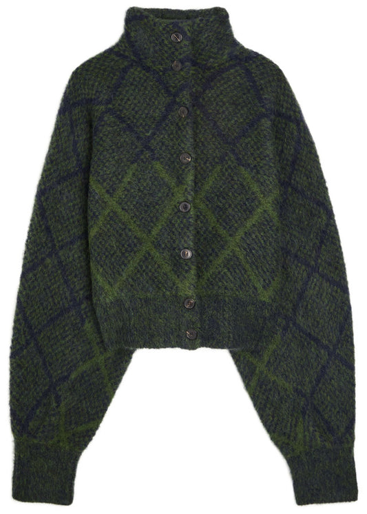 DRIES VAN NOTEN CARDIGAN TIFNA NAVY