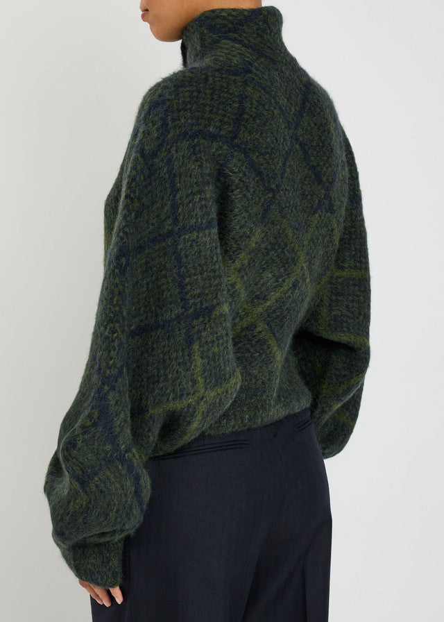 DRIES VAN NOTEN CARDIGAN TIFNA NAVY