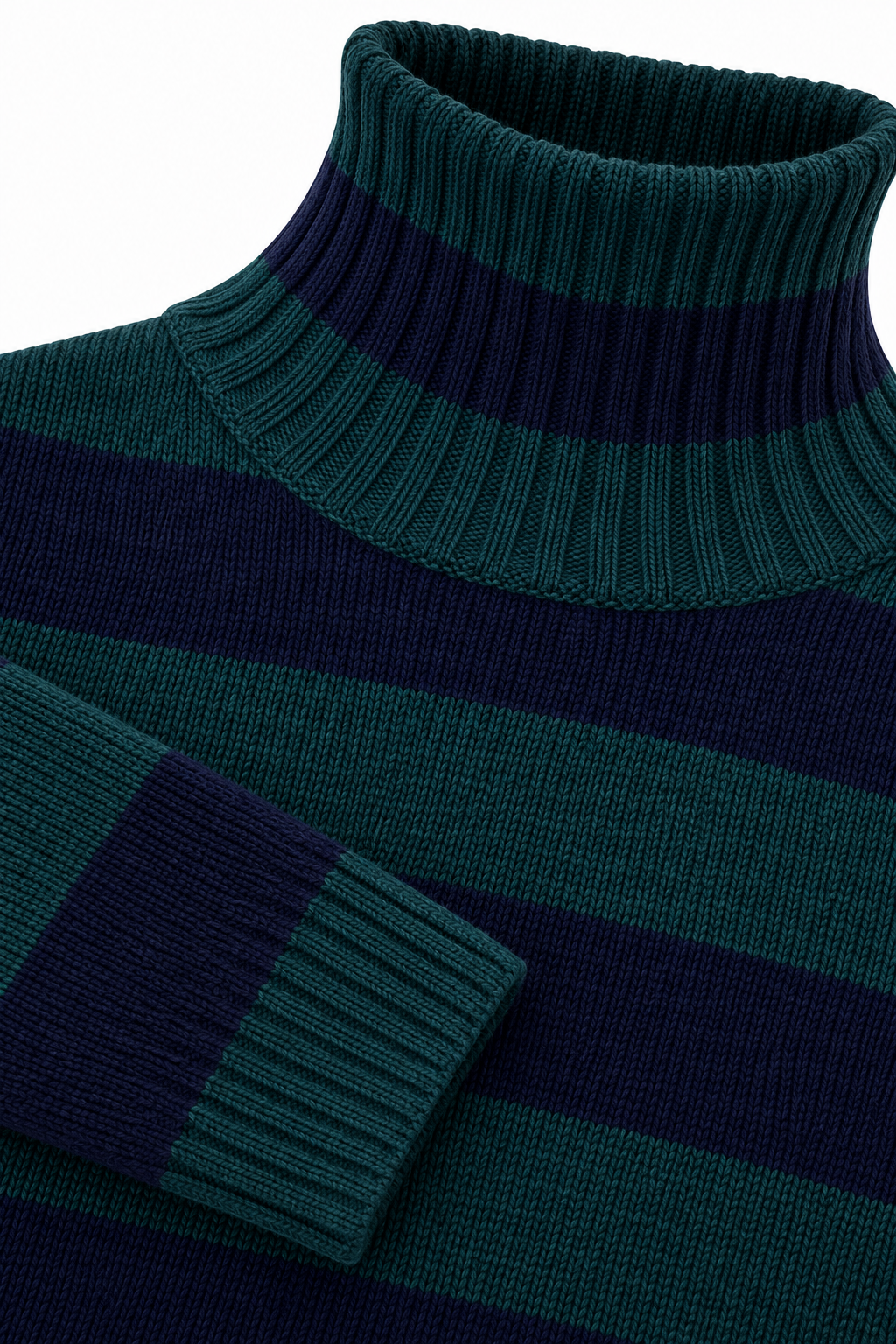 BE YOU MAGLIONE DOLCEVITA VERDE BLU