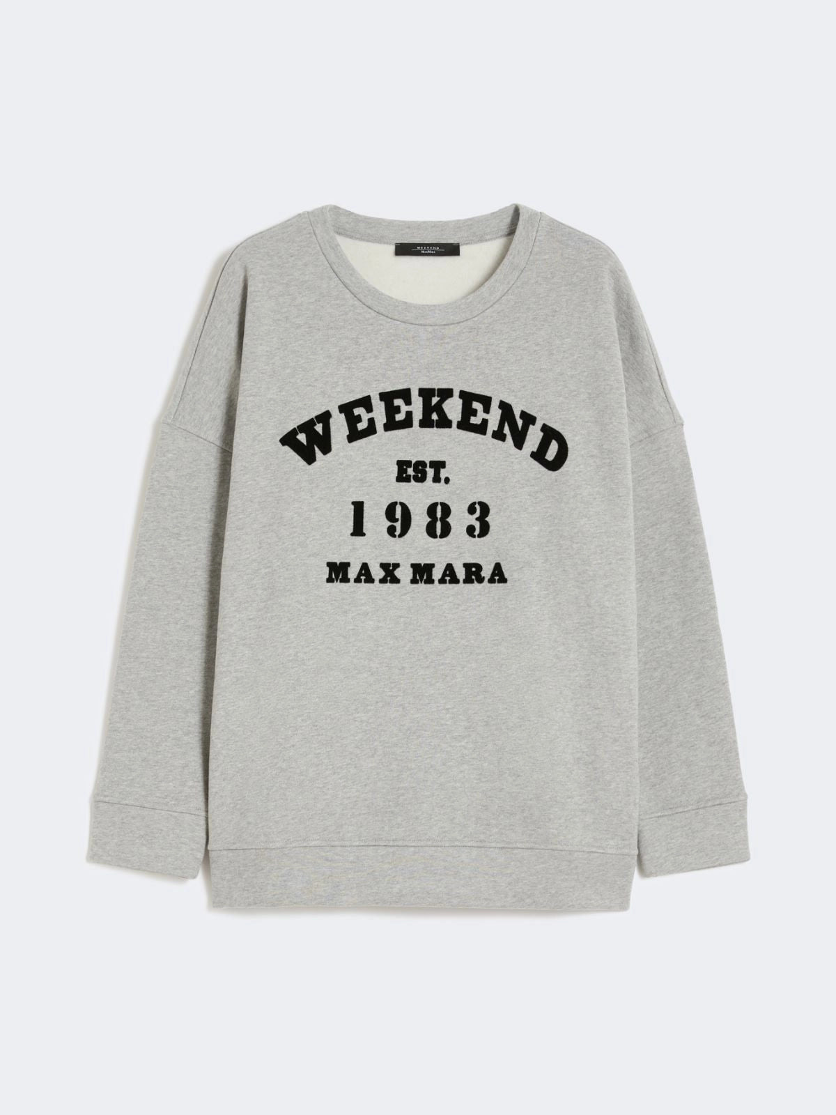 WEEKEND MAX MARA FELPA GOMMOSO GRIGIA