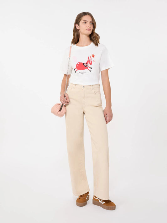 WEEKEND MAX MARA T-SHIRT WEST OFF WHITE