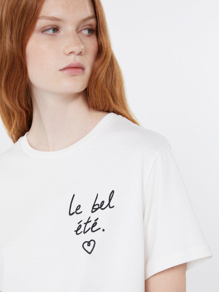 WEEKEND MAX MARA T SHIRT BORA BIANCO