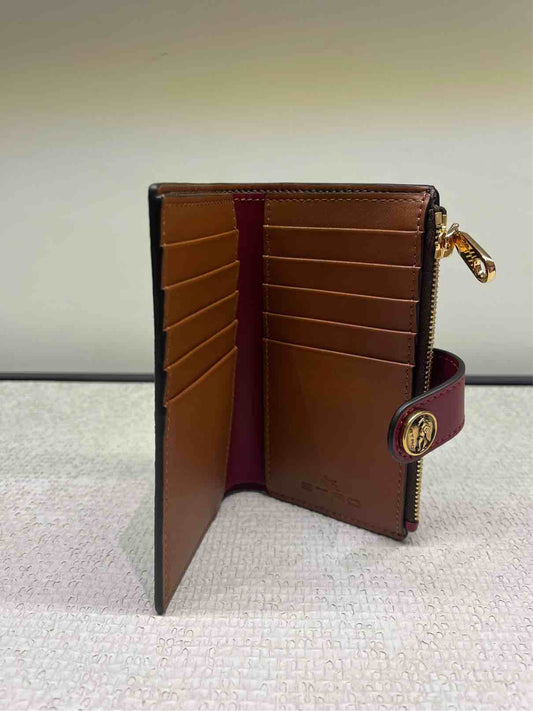 ETRO PORTAFOGLIO PAISLEY RETTANGOLARE MEDIUM
