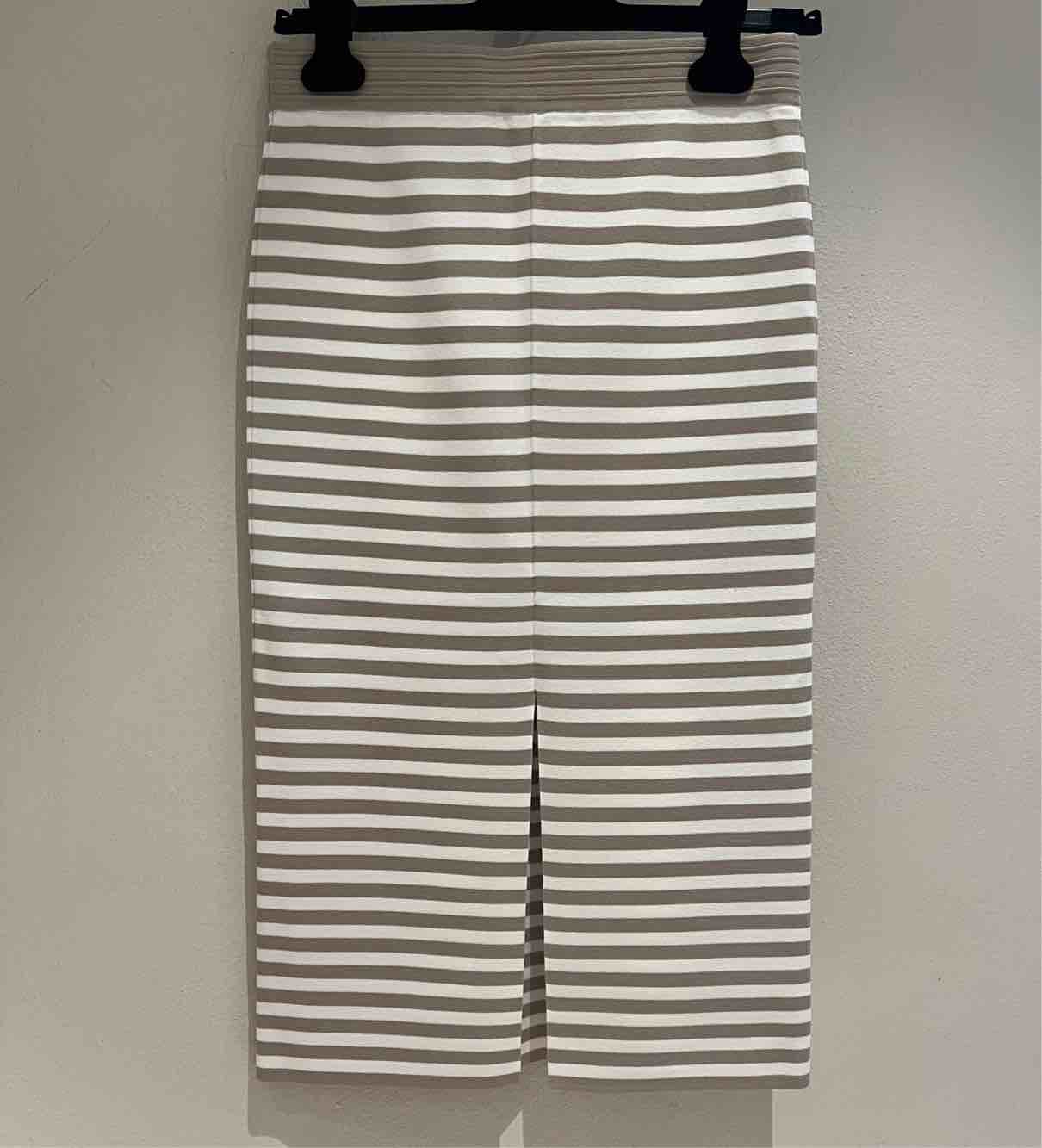 MAX MARA GONNA GENNAIO RIGHE ECRU