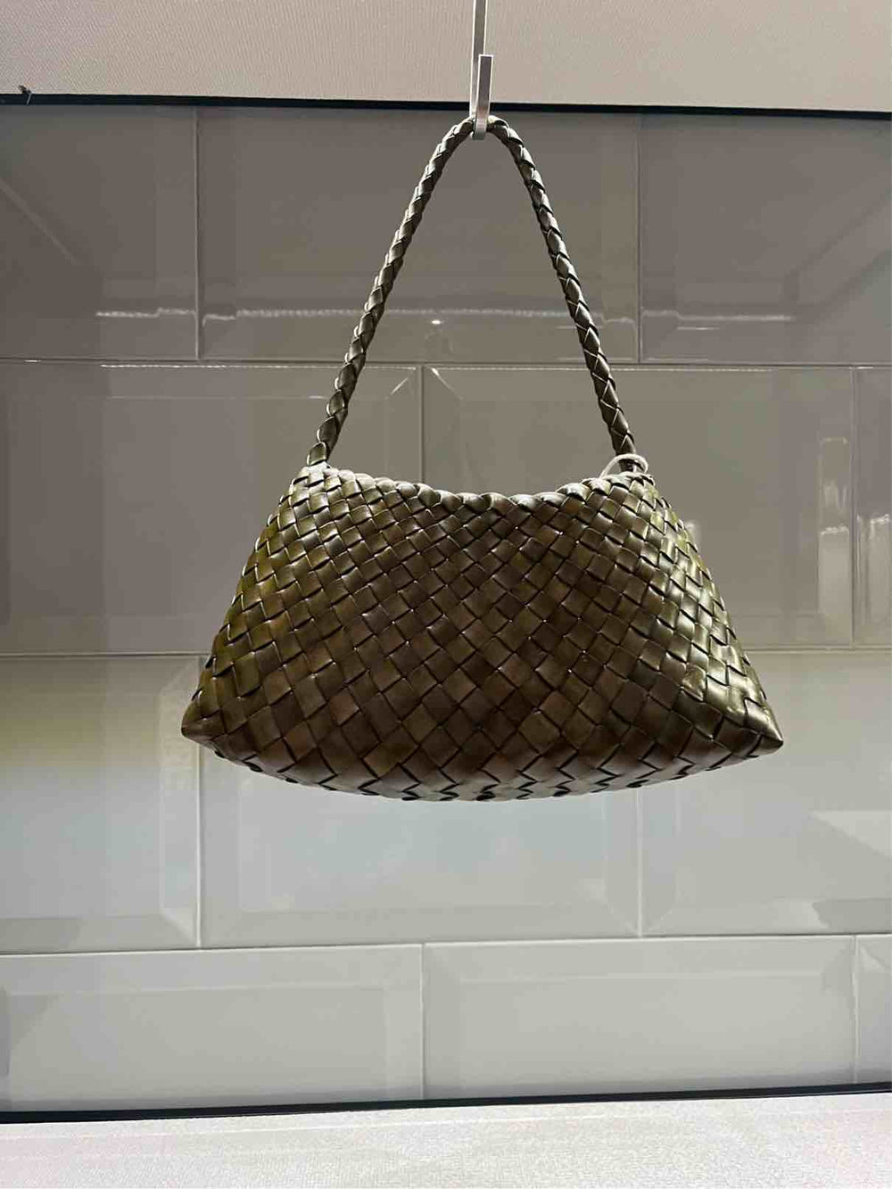 DRAGON DIFFUSION BORSA ROSANNA MINI S.CROCE KHAKI