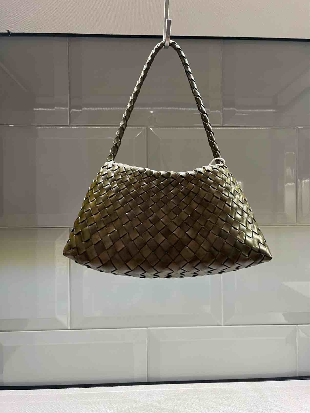DRAGON DIFFUSION BORSA ROSANNA MINI S.CROCE KHAKI