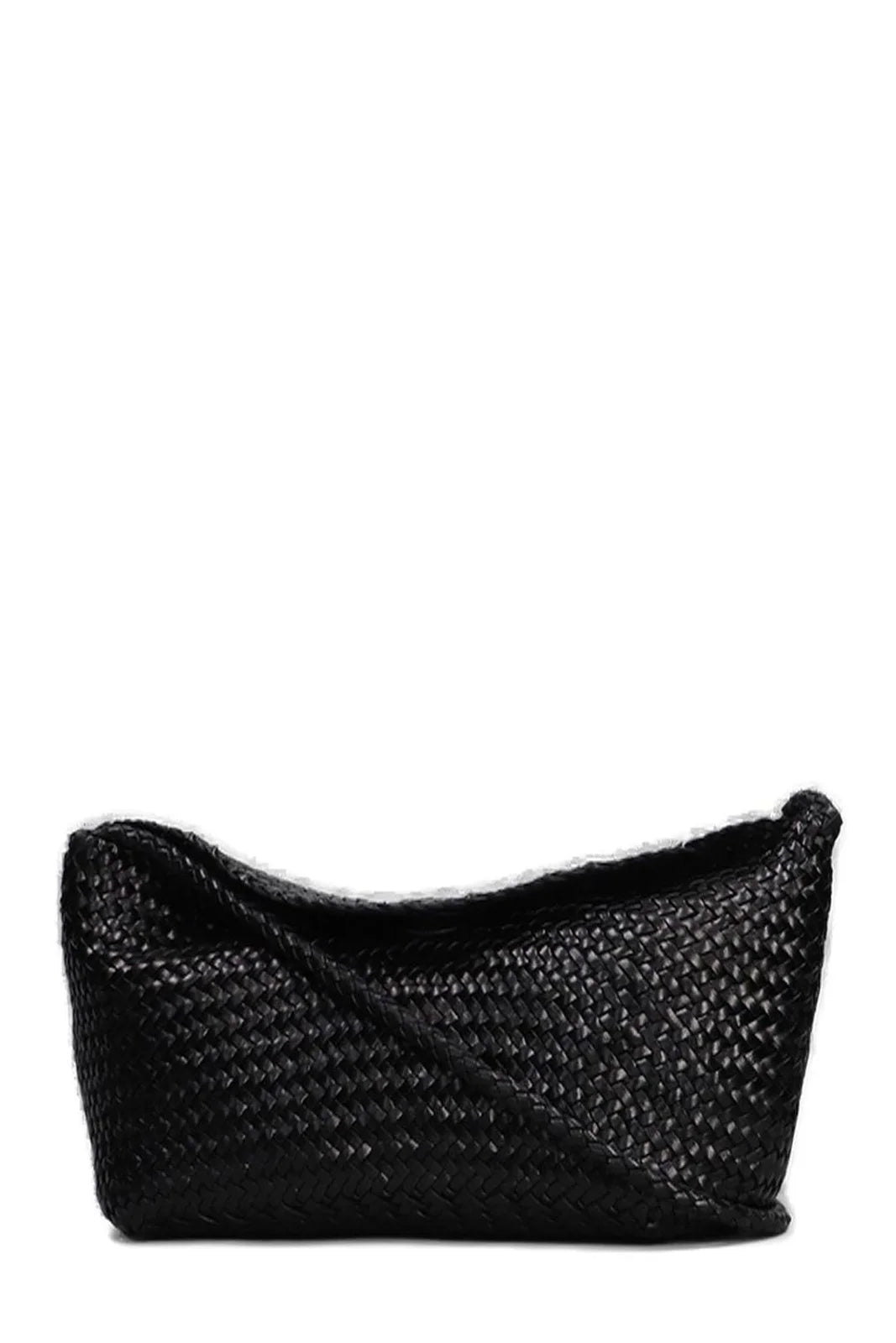 DRAGON DIFFUSION BORSA CORSINA WEAVE BLACK