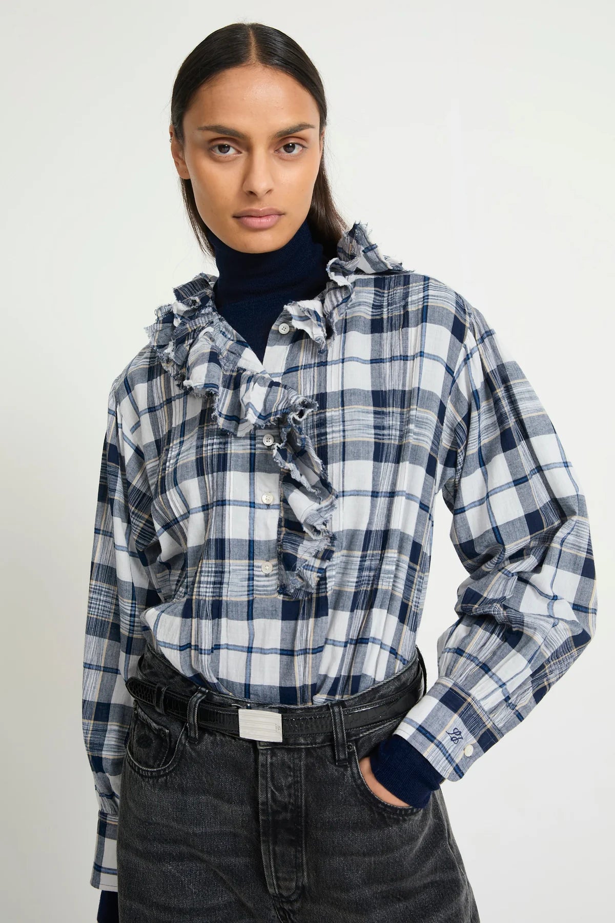 LAURENCE BRAS CAMICIA PHO BLUE