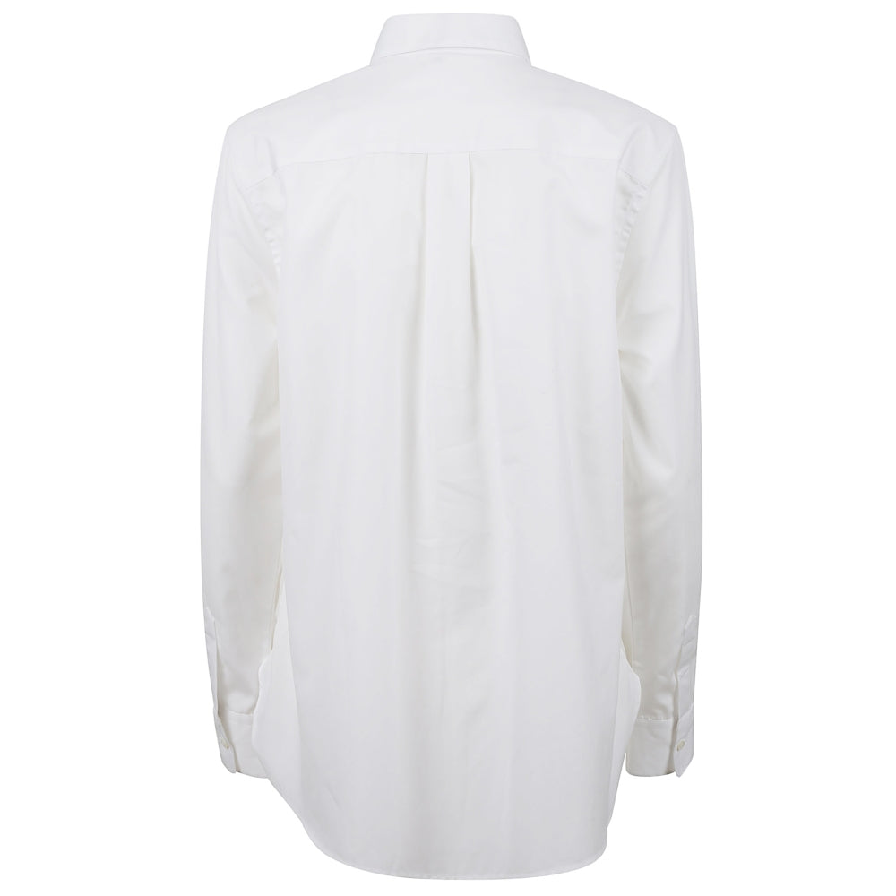ASPESI CAMICIA RUCHES WHITE