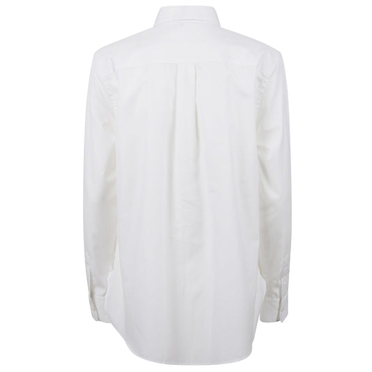 ASPESI CAMICIA RUCHES WHITE