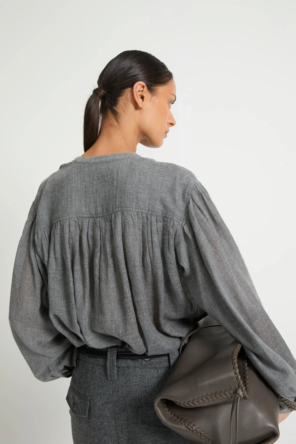 LAURENCE BRAS CAMICIA MAGRITTE GREY