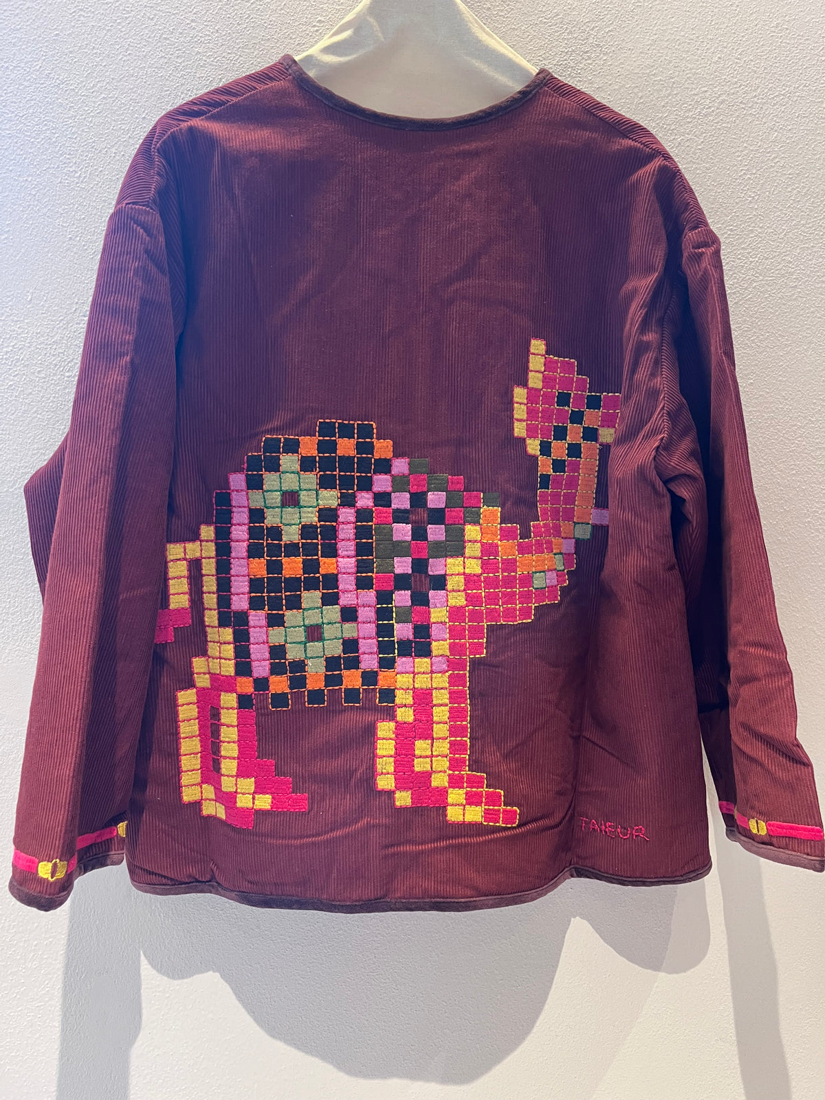 TAIEUR GIACCA DINA SADEK BORDEAUX