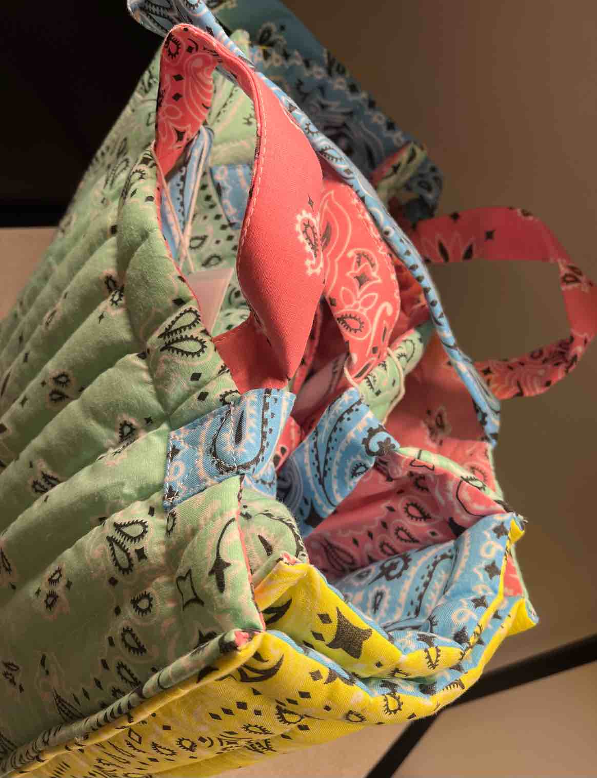 CALL IT BY YOUR NAME BORSA CABAS MIDDLE "LOVE" MINT