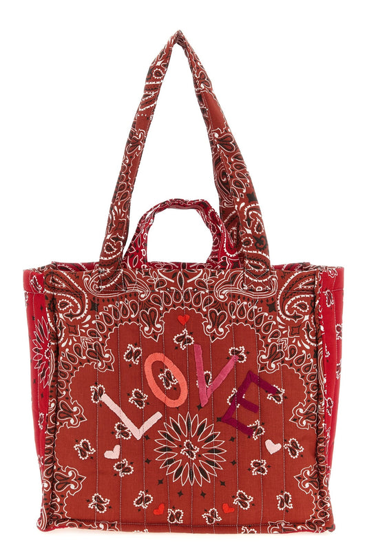 CALL IT BY YOUR NAME BORSA CABAS MIDDLE "LOVE" RED