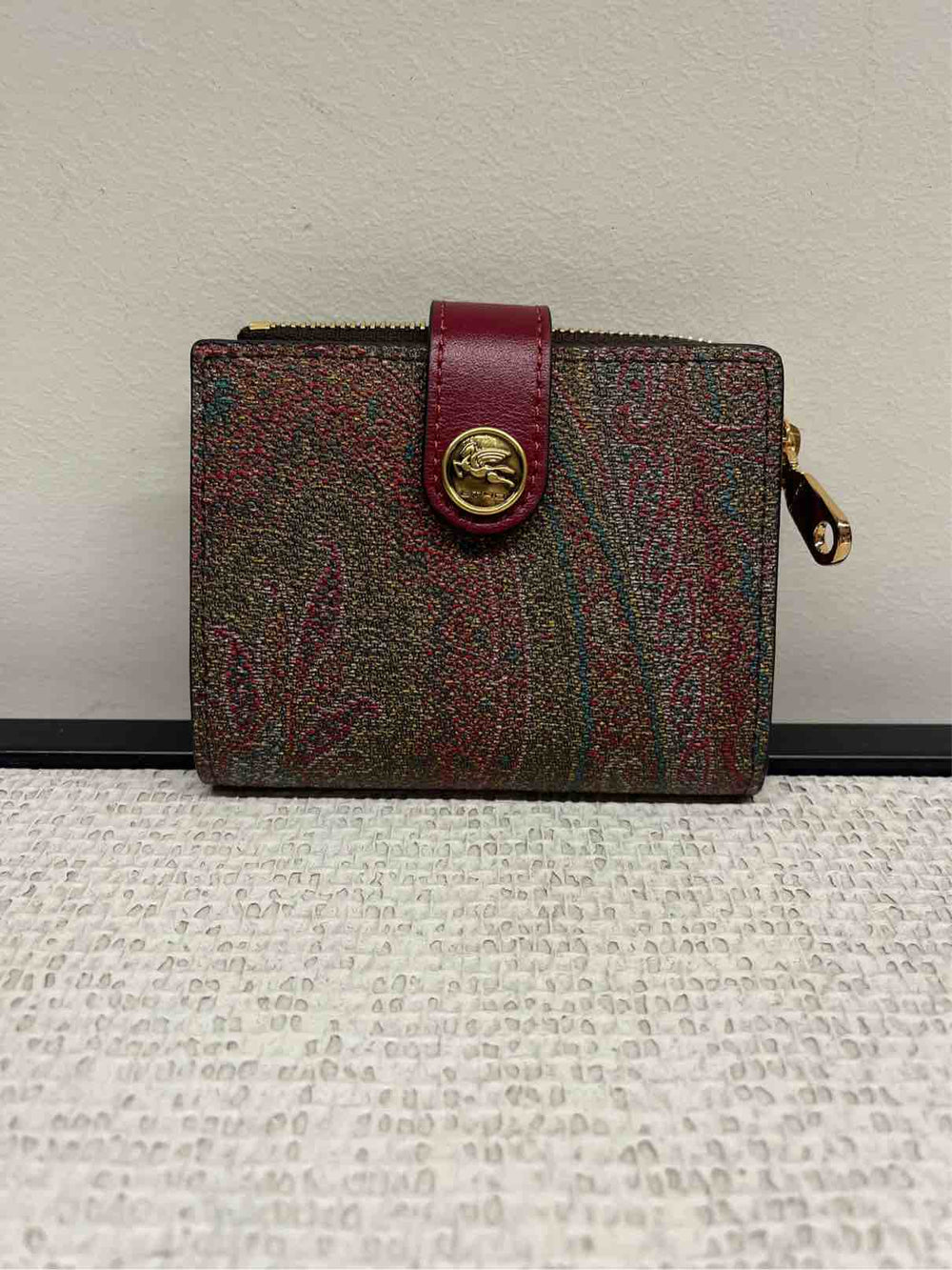 ETRO PORTAFOGLIO PAISLEY RETTANGOLARE SMALL