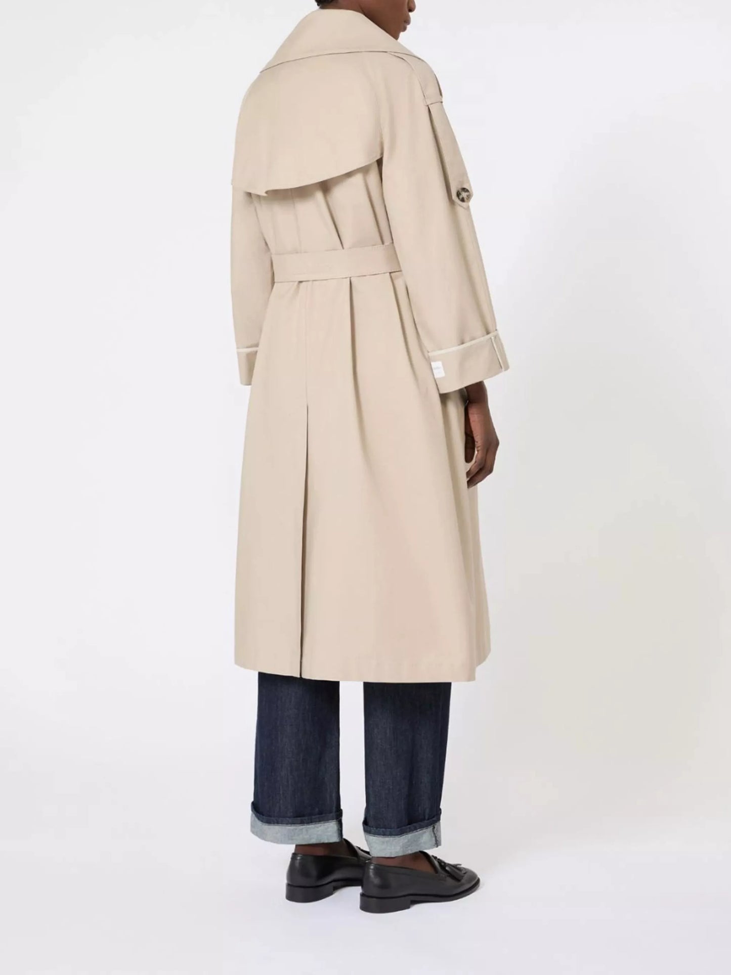 MAX MARA THE CUBE IMPERMEABILE UTRENCH SAND