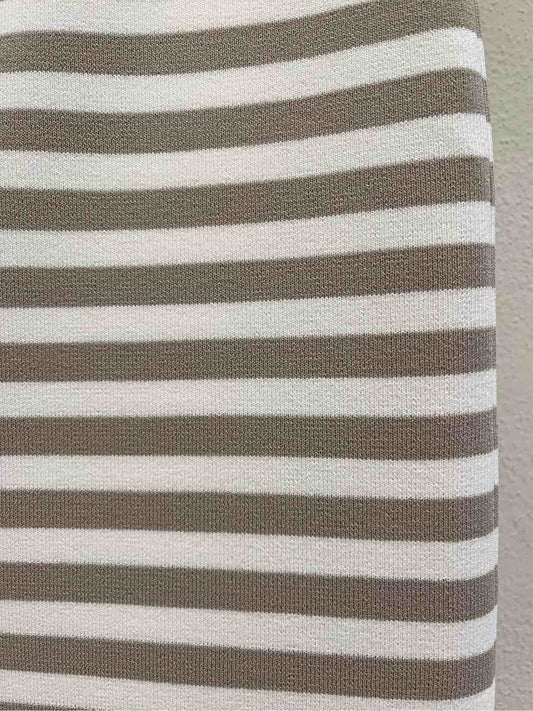 MAX MARA GONNA GENNAIO RIGHE ECRU