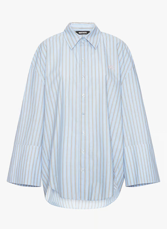 ROTATE CAMICIA RIGHE HYDRANGEA