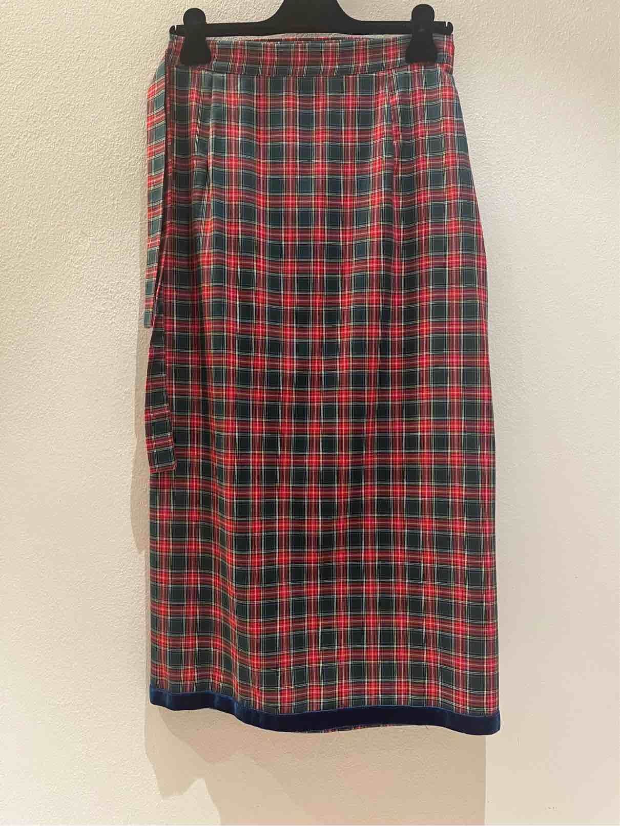 NINA 14.7 GONNA PORTAFOGLIO TARTAN RED