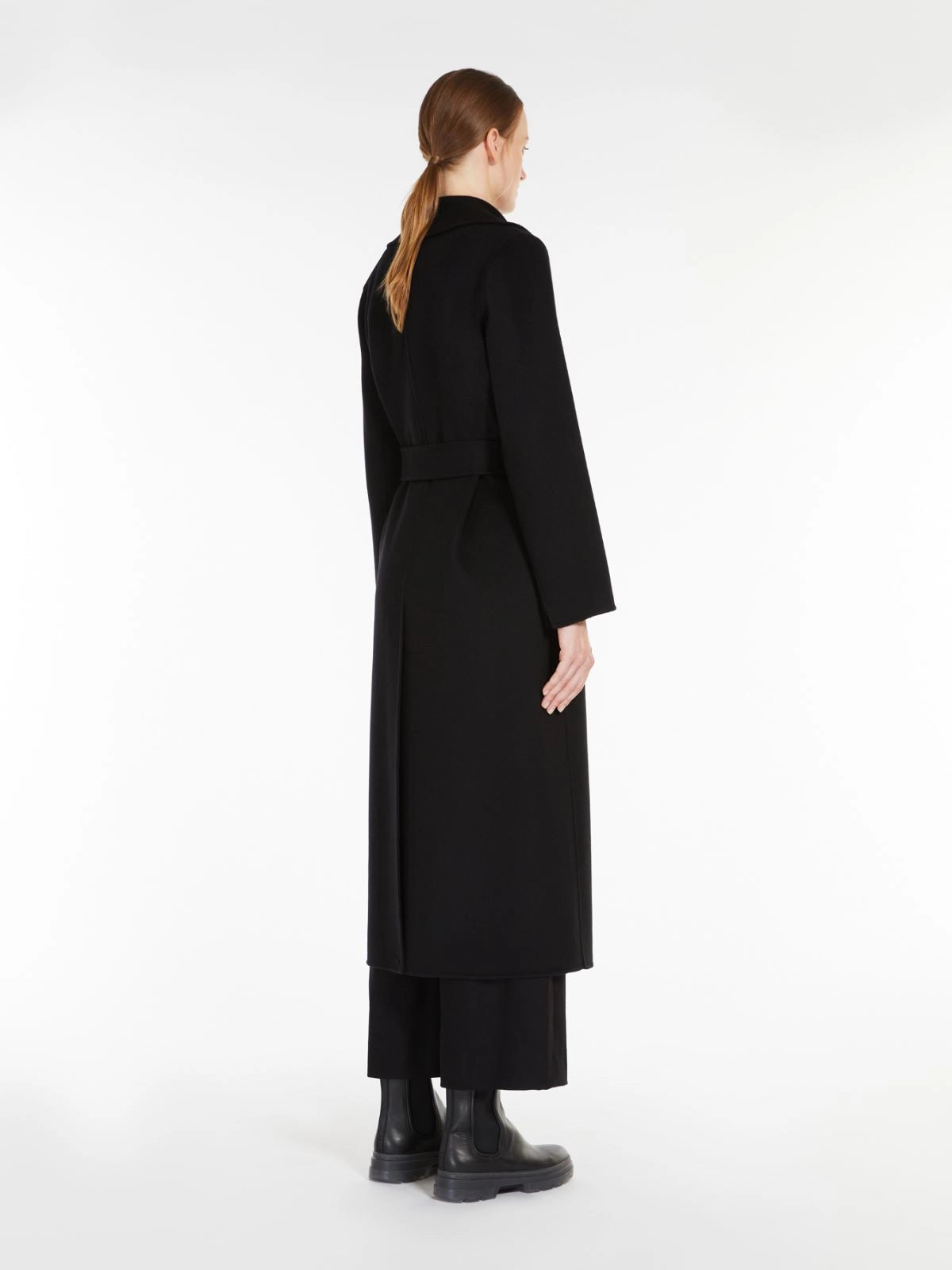 'S MAX MARA CAPPOTTO POLDO NERO