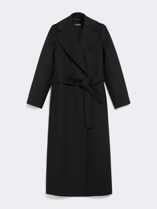 'S MAX MARA CAPPOTTO POLDO NERO
