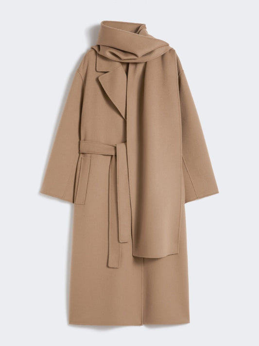 'S MAX MARA CAPPOTTO CUORE NOCCIOLA