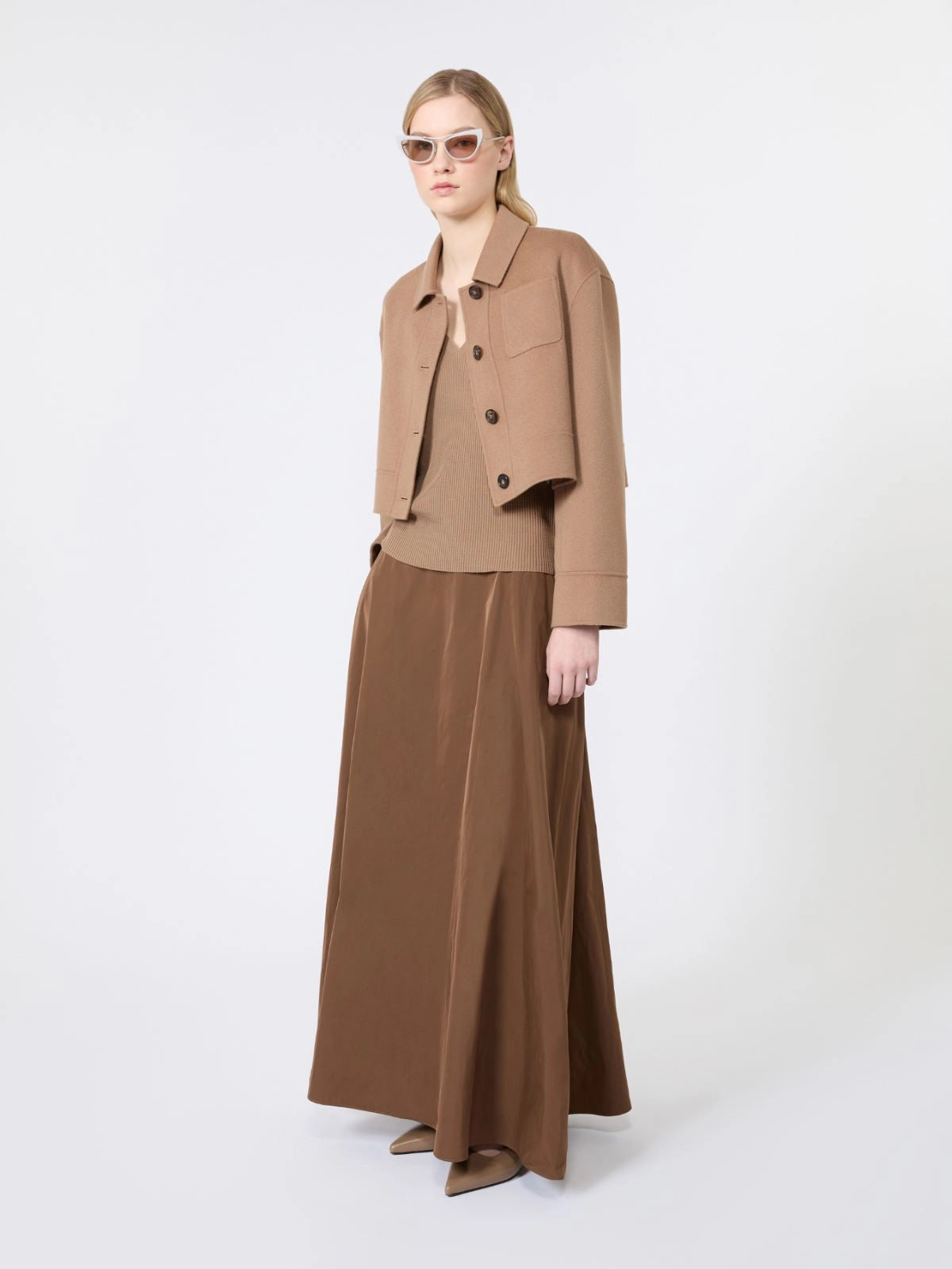'S MAX MARA GIACCA GIGLIO CAMEL