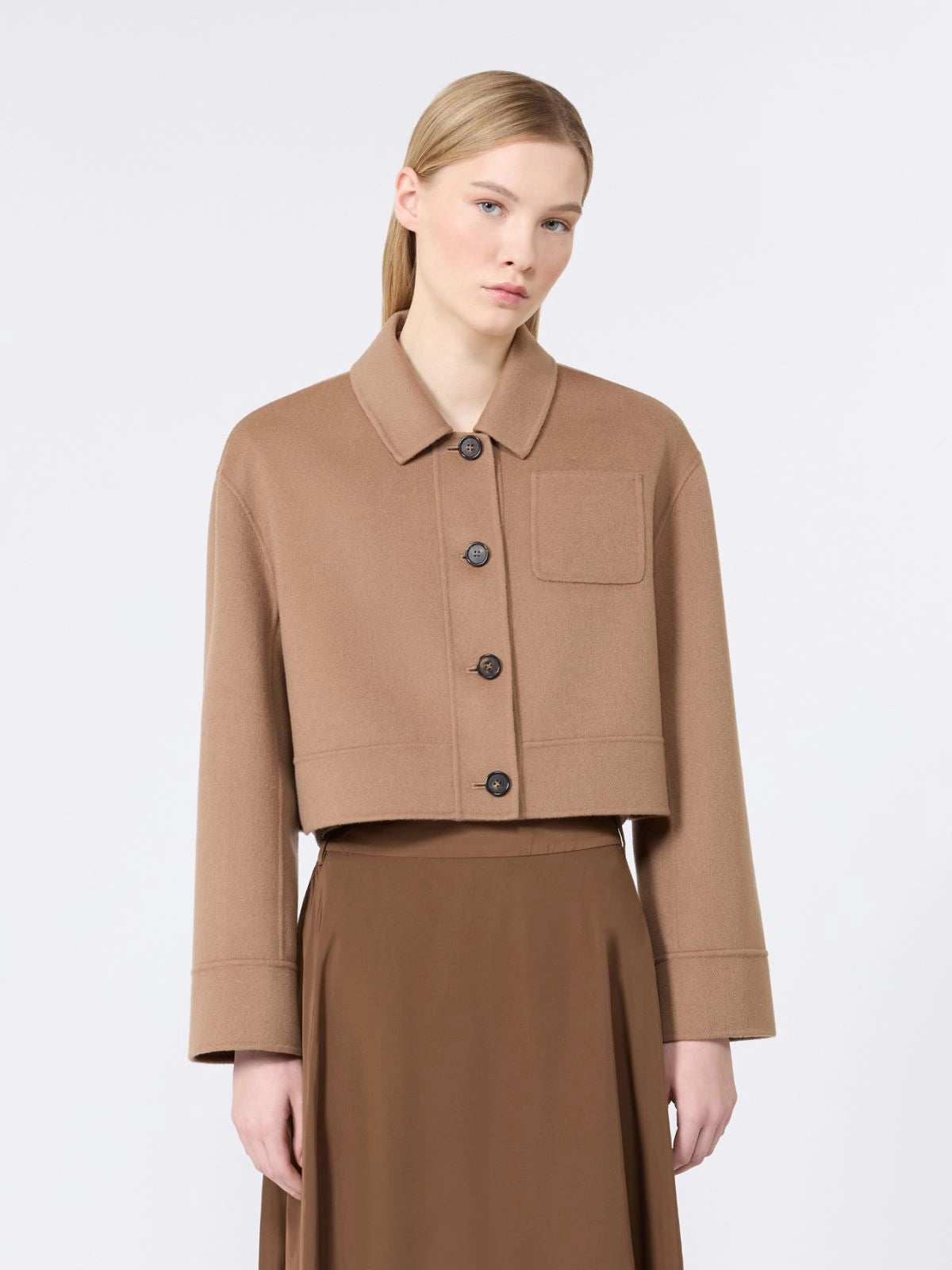 'S MAX MARA GIACCA GIGLIO CAMEL