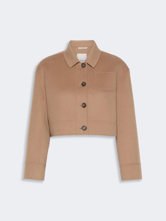 'S MAX MARA GIACCA GIGLIO CAMEL