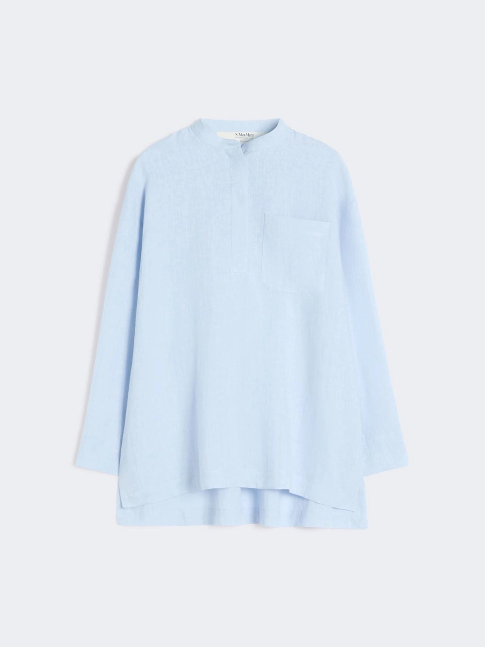 'S MAX MARA CAMICIA CANTICO AZZURRO